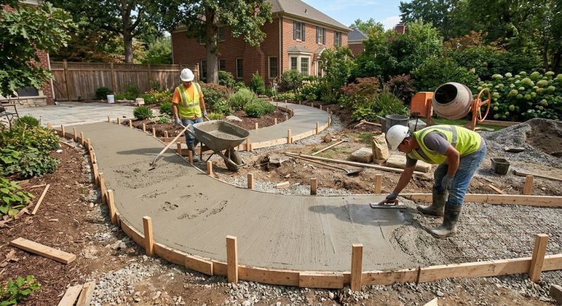 Walkway Pouring in Fort Collins, CO